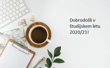 Začetek študijskega leta 2020/21